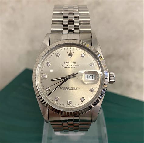 rolex datejust 36 factory diamond bezel|rolex datejust 36 everose gold.